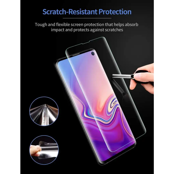 Galaxy S10 Liquid Skin Full - Coverage Screen Protector - 3 - Pack SP