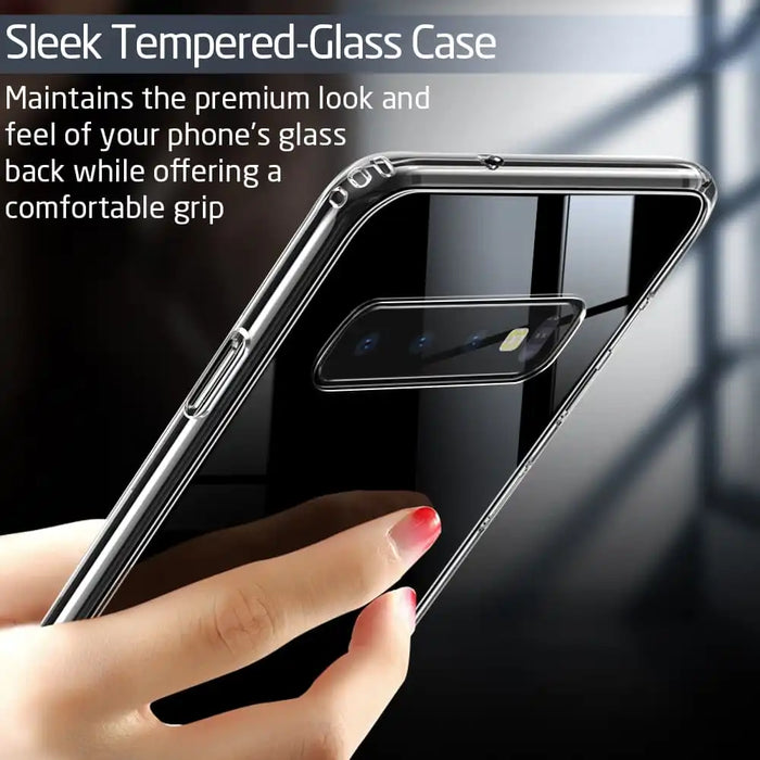 Galaxy S10 Mimic Tempered Glass Case-Case-ESR-Gadget King Pte. Ltd.