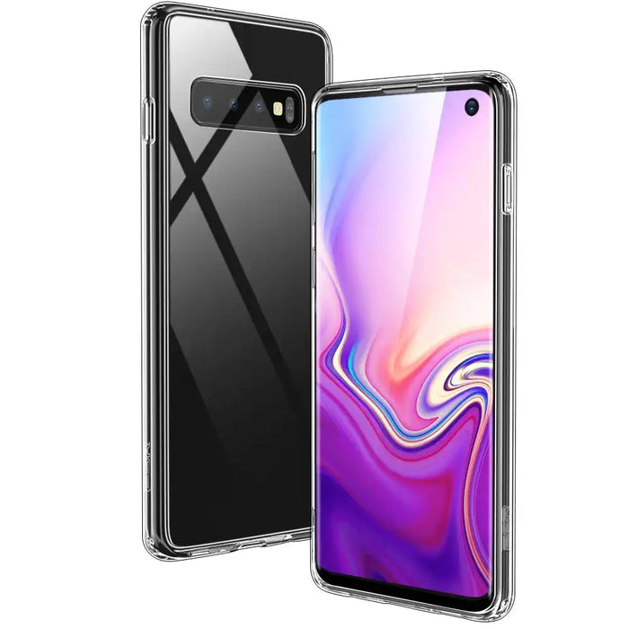 Galaxy S10 Mimic Tempered Glass Case - Clear