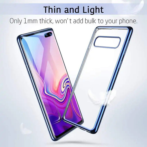 Galaxy S10 Plus Essential Slim Clear Soft TPU Case (Clear)