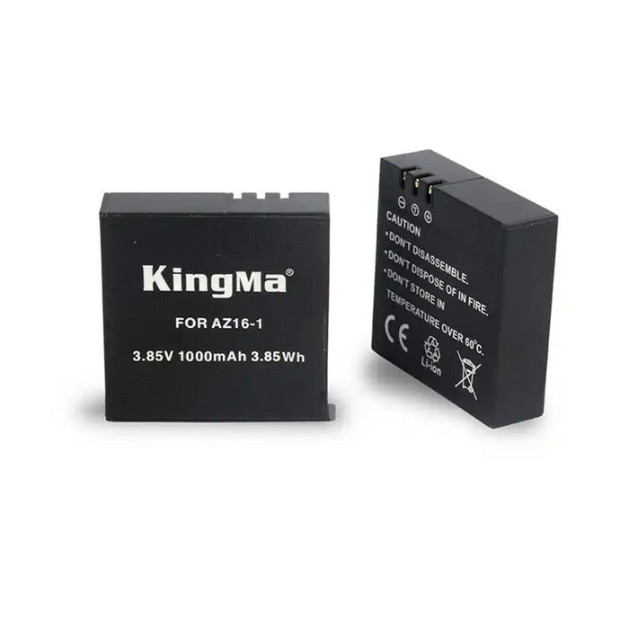 [Kingma] 1000mAh Camera Replacement Battery for Xiaomi Yi 4K Action Camera Battery Type AZ16 - 1