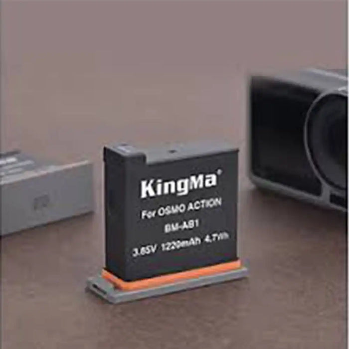 [KingMa] 1220mAh Camera Replacement Battery for DJI OSMO Action - AB1 Black