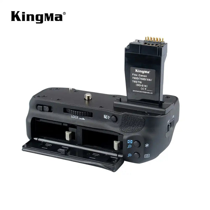 [KingMa] BG - E18 Premium Camera Battery Grip for Canon EOS 750D/760D/IX8/T6S/T6I