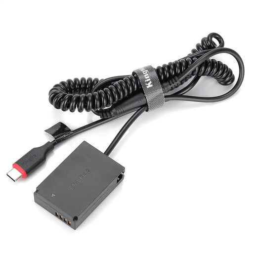 [Kingma] LP - E12 USB Type - C Dummy Battery for Canon Cameras using Type Batteries - SX70HS 100D M50 M2 M100,etc Camera