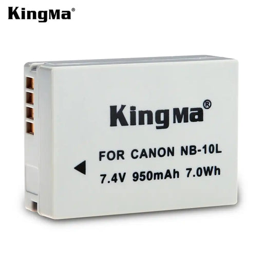 [KingMa] NB - 10L Camera Replacement Battery and USB Fast Charger Set OR Single for Canon PowerShot G1X G3X G15 G16