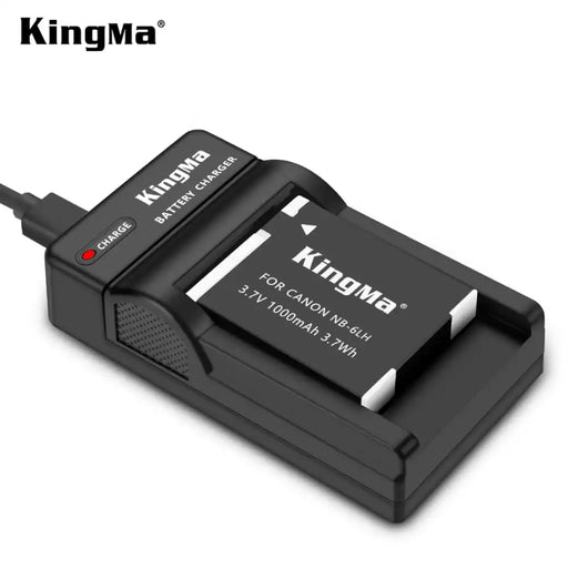 [KingMa] NB - 6LH / NB - 6L Battery and USB Fast Charger Set for Canon PowerShot SX710 HS,SX520,SX530,SX510 - Camera