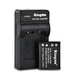 [KingMa] DC83/Li - 40B/Li - 42B Battery and Charger Kit OR Single for Olympus Nikon Fujifilm Kodak Pentax Casio - Only