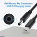 [KingMa] Fast Charging Cable for DELL Round Tip 4.5mm x 3.0mm (DC 4530) to Type - C Cable for DELL