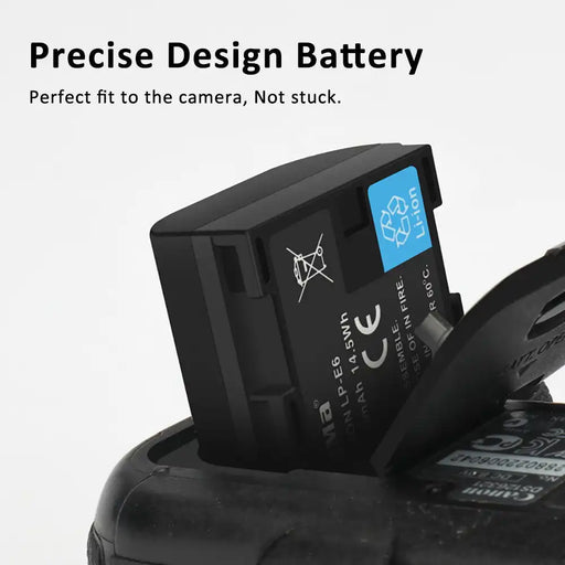 KingMa LP-E6 | Canon | 1960mAh | Replacement Battery | Half Decoded - 2