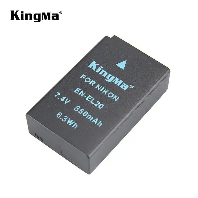 [KingMa] EN - EL20 Camera Replacement Battery for Nikon Coolpix P1000 and more / ENEL20 EN EL 20 - Black