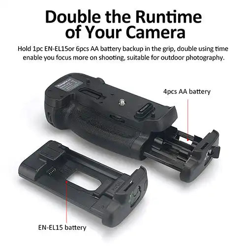 [Kingma] MB - D18 Premium Camera Battery Grip for Nikon D800 - D850 with Chamber Cover