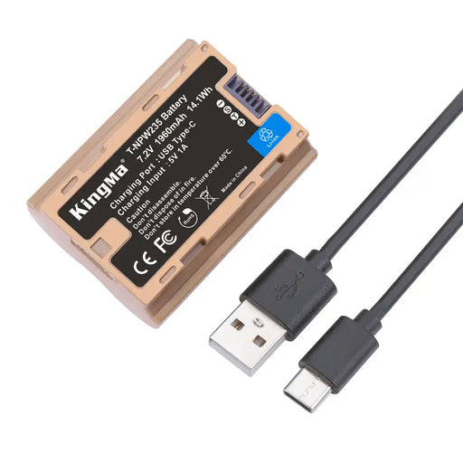 KingMa NP-W235 | Fujifilm | 1960mAh | Replacement Battery | USB Type-C Port - 2