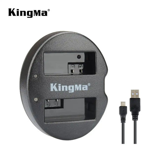 [KingMa] Portable Camera Battery Charger for Canon Batteries type LP - E5 / LP - E6 LP - E8 LP - E10 LP - E12 LP - E17
