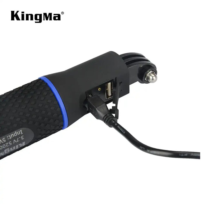 [KINGMA] Selfie power grip 5200mAh built - in bank for action camera [BMGP198]