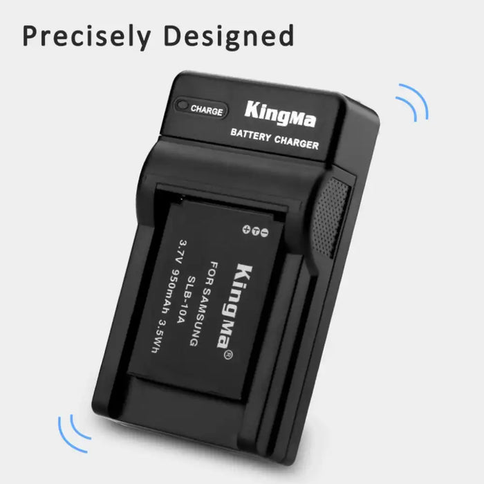 [KingMa] SLB - 10A Battery and Battery Charger for Samsung EX2F HZ15W SL202 SL420 SL620 SL820
