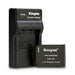 [KingMa] SLB - 10A Battery and Battery Charger for Samsung EX2F HZ15W SL202 SL420 SL620 SL820