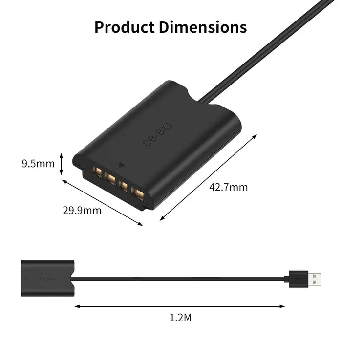 [Kingma] USB - A Dummy Battery to Sony NP - BX1 for Indoor or Outdoor shooting / BX1 BX 1