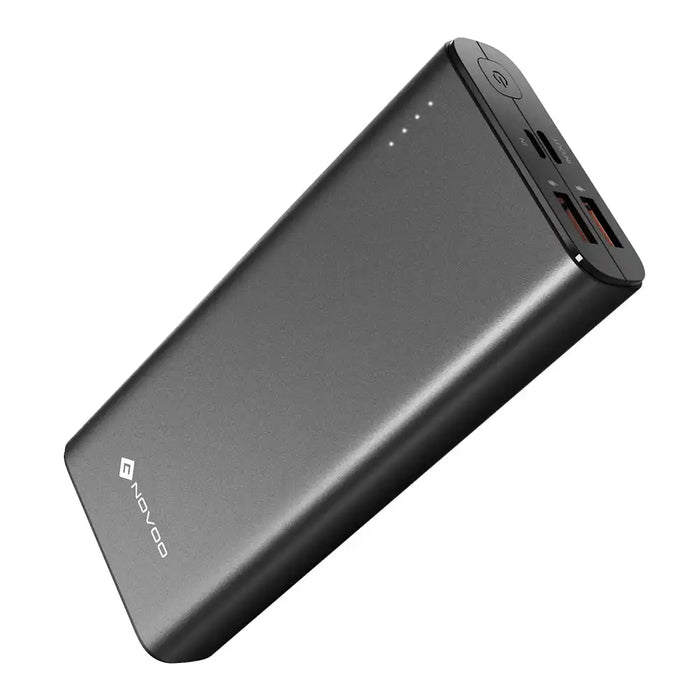 [NOVOO] 20000mAh 18W Power Delivery Type - C Input & Output Bank for iPhone 11/11 Pro/XS Max/8 Nintendo Switch Samsung