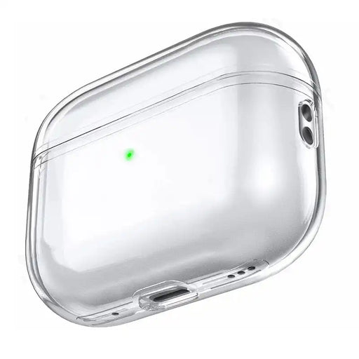 Apple Airpods Pro 2nd Gen Clear Slim Silicone Case with Key Ring Strap and Supports Wireless Charging - Earpod