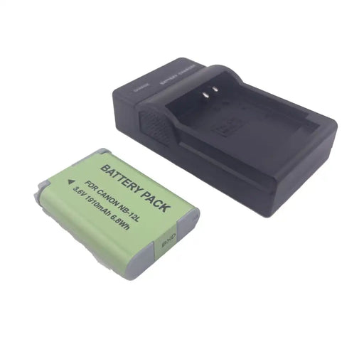 NYZE NB-12L Set | Canon | 1910mAh Battery | Single Charger | LED - 1