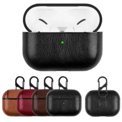 [NYZE] Protective Business Style Leather Case For Apple AirPods Pro and Apple AirPods 1/2 Supports