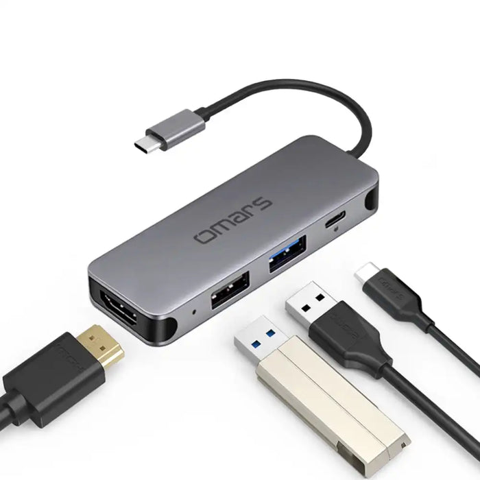 [OMARS] SuperFast Charging 4 Port USB - C Hub - OMHB007 - 2