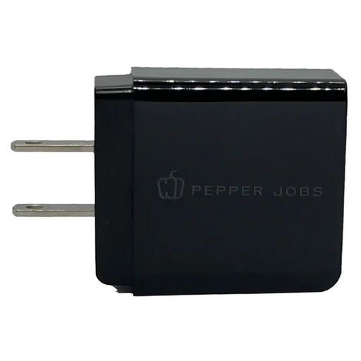 [PEPPER JOBS] 18W USB - C PD3.0 Wall Charger - US Plug Version Black Power Adapter & Accessories