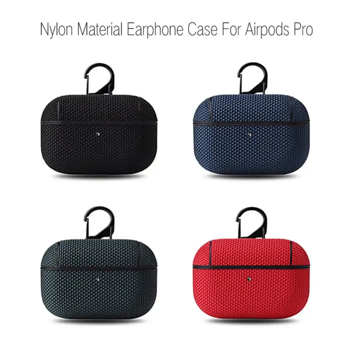 Protective Nylon Case For Apple Airpods Pro and Apple AirPods 1/2/3 Supports Wireless Charging - 1