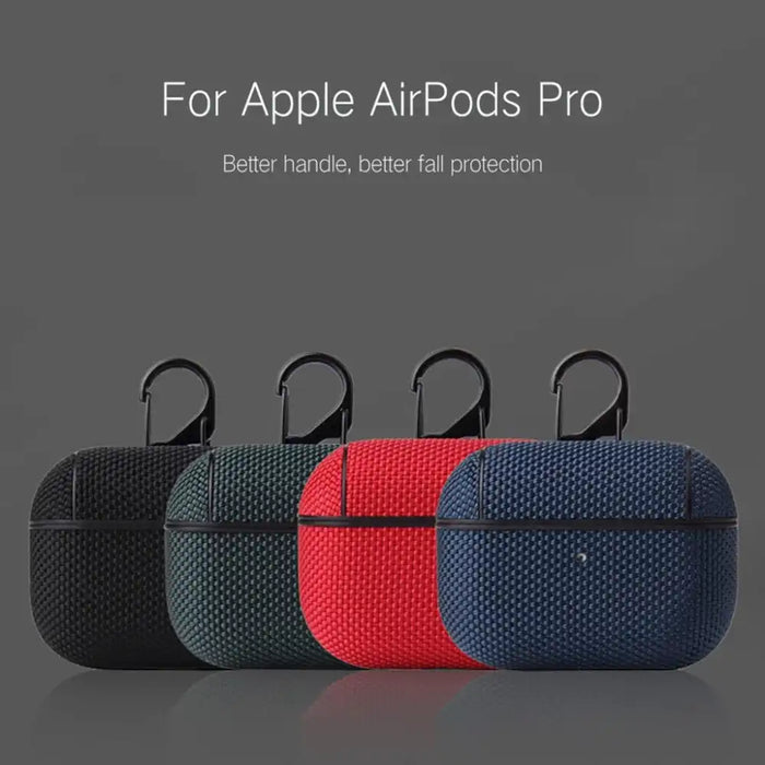Protective Nylon Case For Apple Airpods Pro and Apple AirPods 1/2/3 Supports Wireless Charging - 7